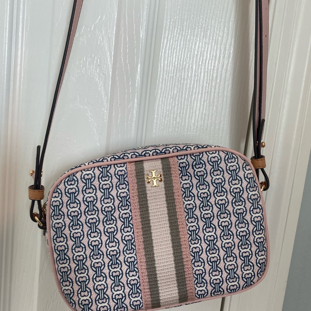 Tory Burch Pink Gemini Crossbody